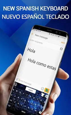 Spanish Keyboard android App screenshot 4